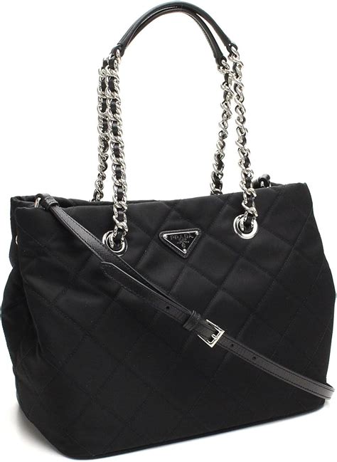 black prada chain bag|prada tessuto chain bag.